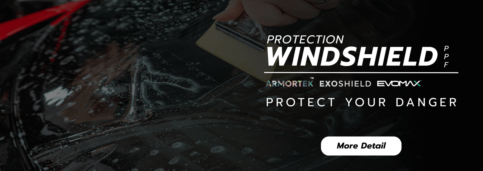 ฟิล์มกันสะเก็ดหิน windshield protection PPF